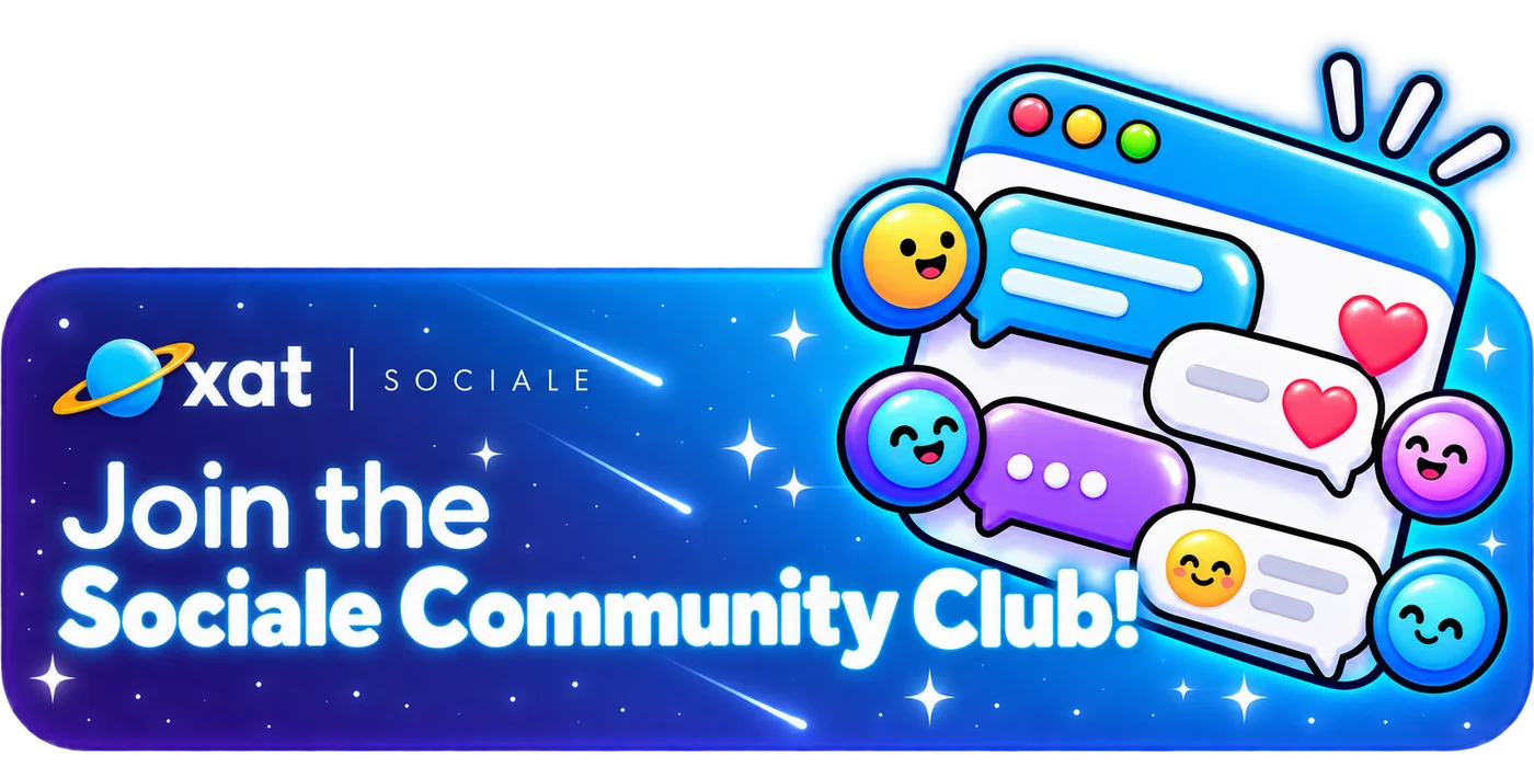 Join the Sociale Community Club on xat