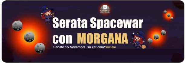 Serata Spacewar con Morgana banner