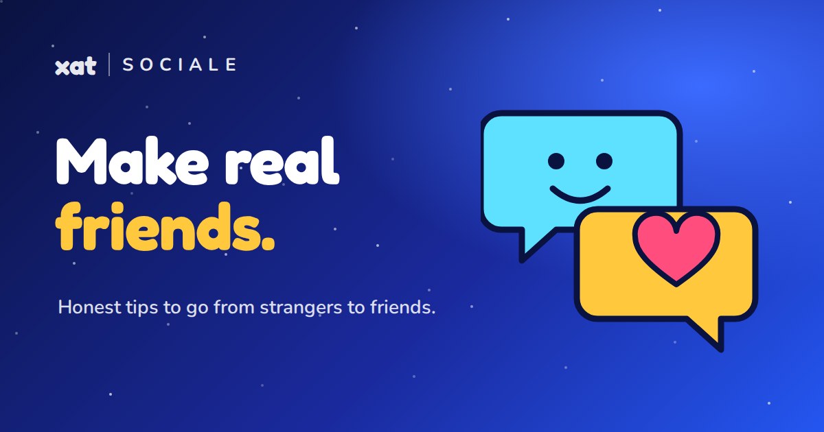 Two chat bubbles with a smile and a heart