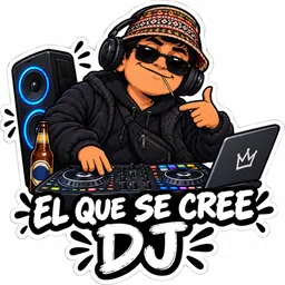 Dj Malo sticker