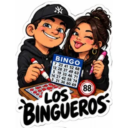 Bingueros sticker