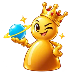 Golden owner pawn sticker