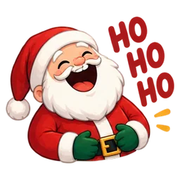Santa ho ho ho sticker