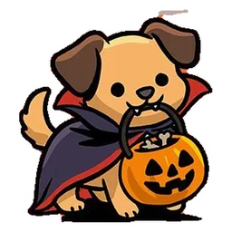 perrito vampiro sticker