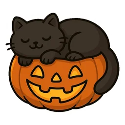 Pumpkin nap sticker