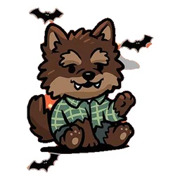 perrito lobo sticker