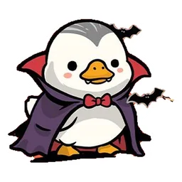 patito vampiro sticker