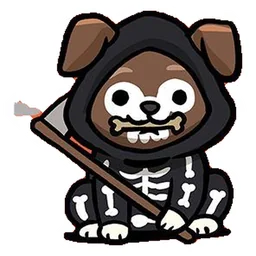 perrito muerte sticker