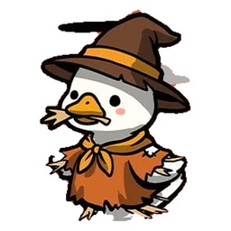 patito espantapajaros sticker