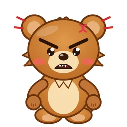 enojado sticker