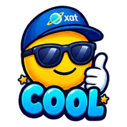 Cool thumbs up sticker