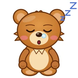 dormido sticker