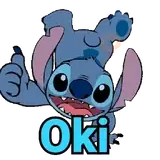 Stitch thumbs up sticker