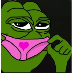 Pepe pink mask sticker