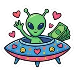 Extraterrestre sticker