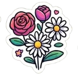 Flores sticker