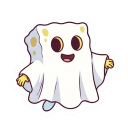 Boo! sticker