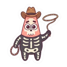 Patricio vaquero sticker