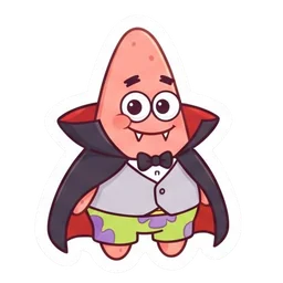 Patricio vampiro sticker