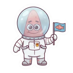 Patri astronauta sticker