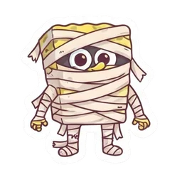 Bob momia sticker