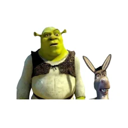 Shrek and Donkey sticker