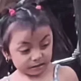 Girl side eye sticker