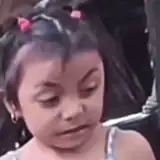 Girl side eye sticker