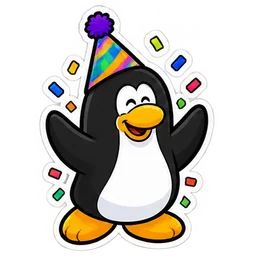 Penguinhappy sticker