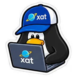 Penguinxat sticker
