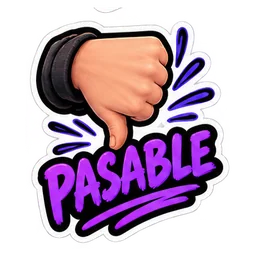 Just passable sticker