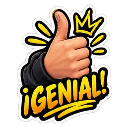 Thumbs up great sticker